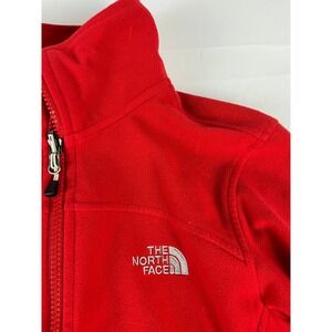 The North Face Red Fleece Full Zip Jacket XS Petite